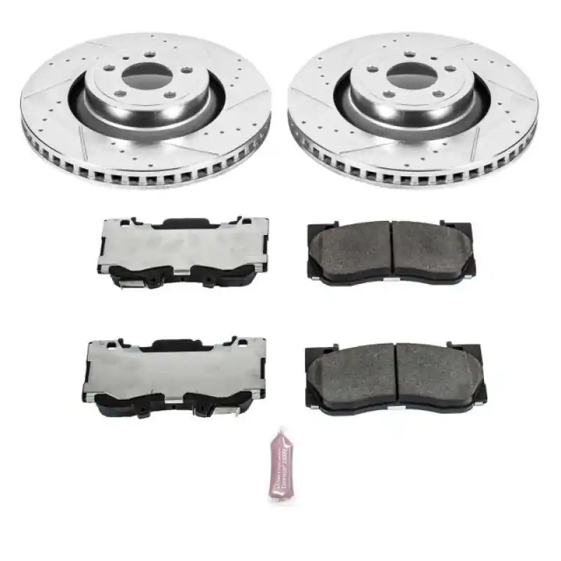 Power Stop 15-19 Ford Mustang Front Z26 Street Warrior Brake Kit (PSBK6806-26)