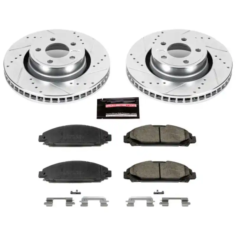 Power Stop 15-19 Ford Mustang Front Z23 Evolution Sport Brake Kit (PSBK6809)