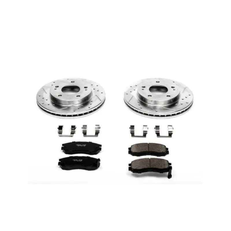 Power Stop 95-05 Chrysler Sebring Front Z23 Evolution Sport Brake Kit (PSBK681)