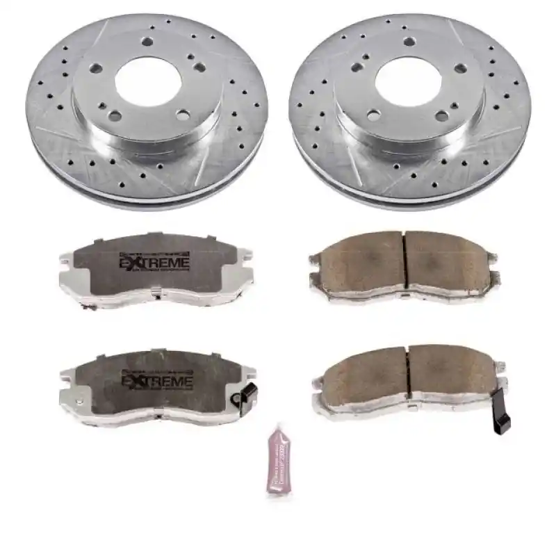 Power Stop 95-05 Chrysler Sebring Front Z26 Street Warrior Brake Kit (PSBK681-26)
