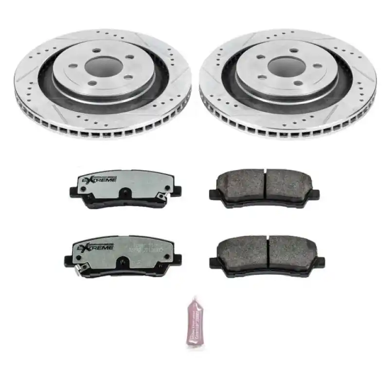 Power Stop 15-19 Ford Mustang Rear Z26 Street Warrior Brake Kit (PSBK6812-26)