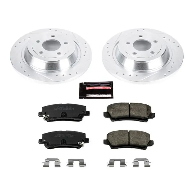 Power Stop 15-19 Ford Mustang Rear Z23 Evolution Sport Brake Kit (PSBK6813)