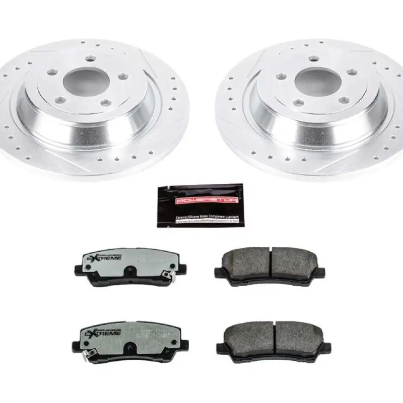 Power Stop 15-19 Ford Mustang Rear Z26 Street Warrior Brake Kit (PSBK6813-26)