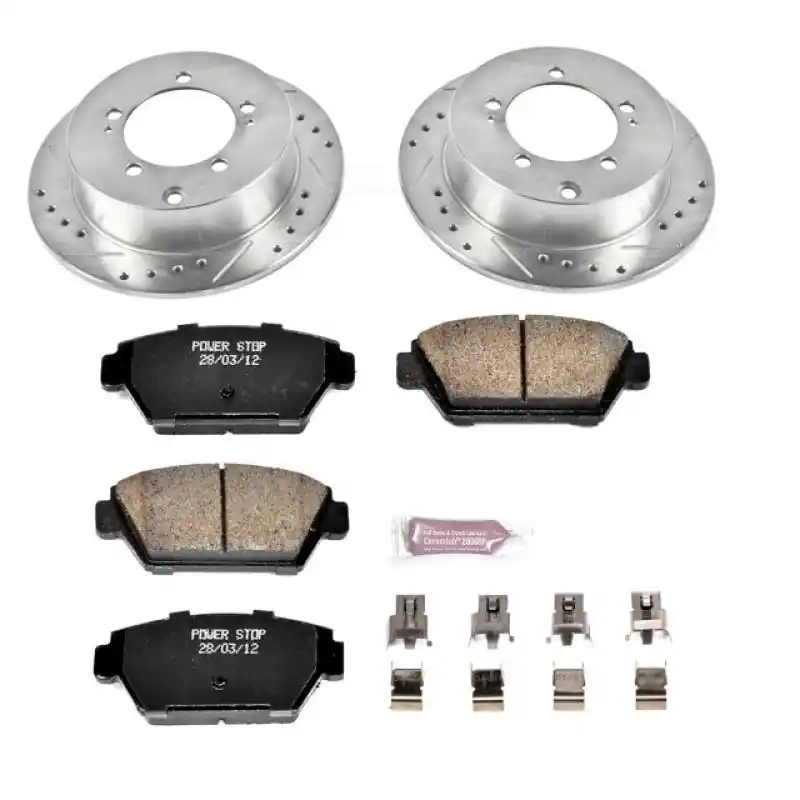 Power Stop 90-94 Eagle Talon Rear Z23 Evolution Sport Brake Kit (PSBK684)