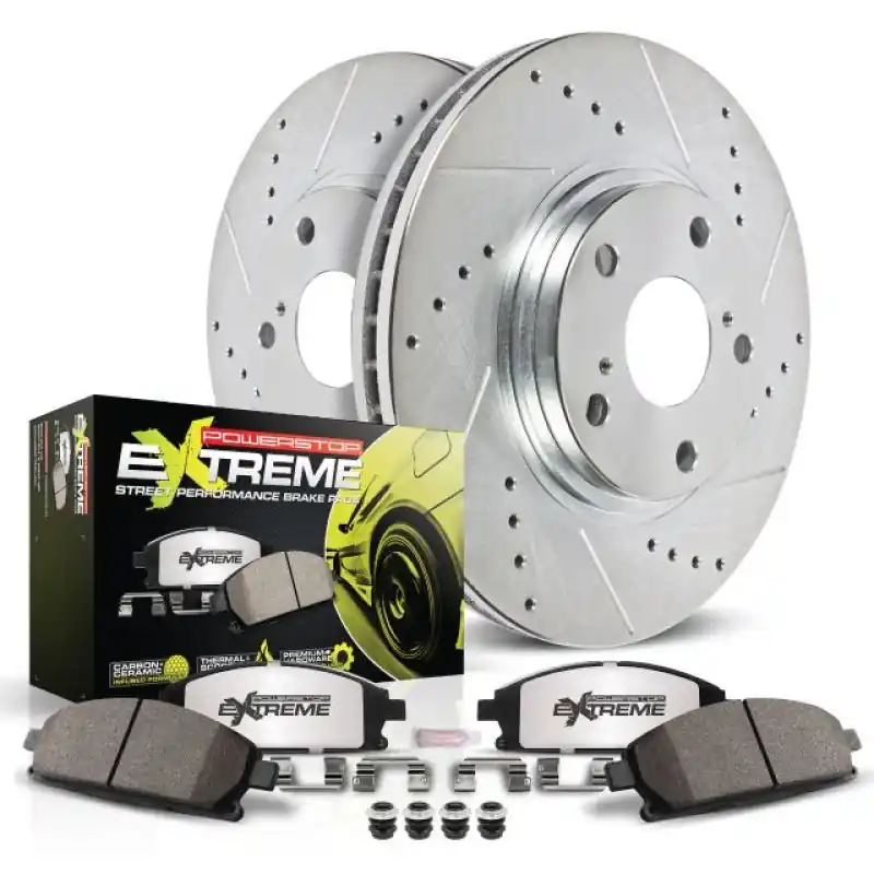 Power Stop 14-15 Lexus IS250 Rear Z26 Street Warrior Brake Kit (PSBK6928-26)