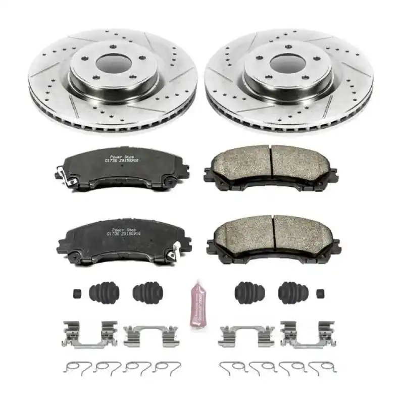 Power Stop 14-19 Infiniti Q50 Front Z23 Evolution Sport Brake Kit (PSBK6944)