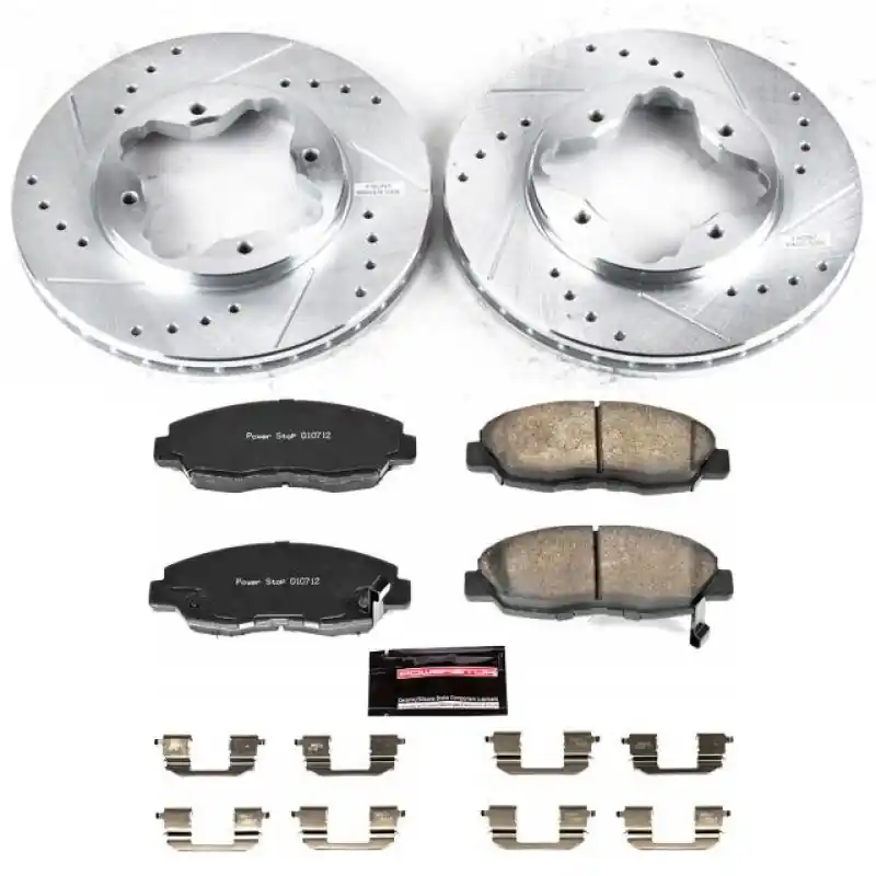 Power Stop 1997 Acura CL Front Z23 Evolution Sport Brake Kit (PSBK697)