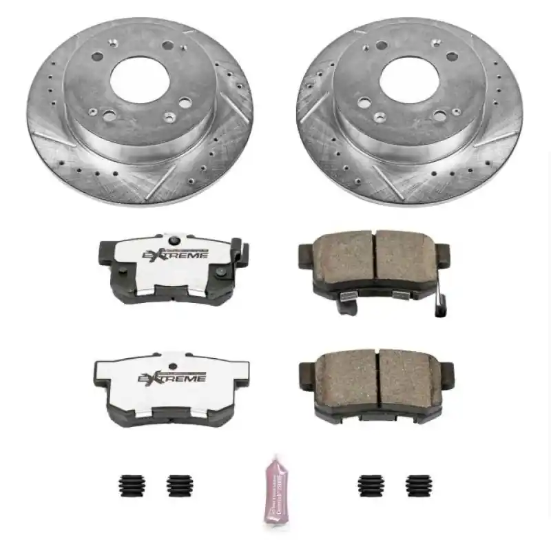 Power Stop 1997 Acura CL Rear Z26 Street Warrior Brake Kit (PSBK701-26)
