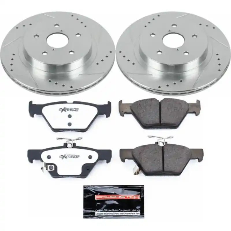 Power Stop 15-18 Subaru Legacy Rear Z26 Street Warrior Brake Kit (PSBK7039-26)