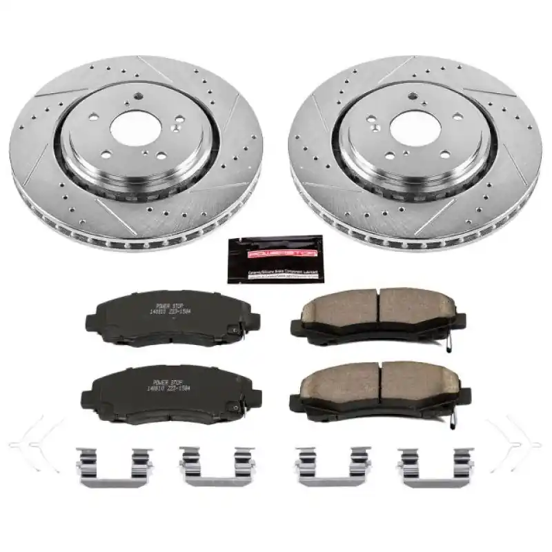 Power Stop 15-19 Acura TLX Front Z23 Evolution Sport Brake Kit (PSBK7214)