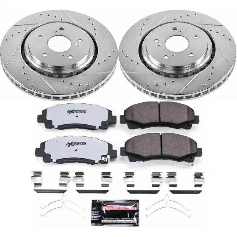 Power Stop 15-19 Acura TLX Front Z36 Truck & Tow Brake Kit (PSBK7214-36)