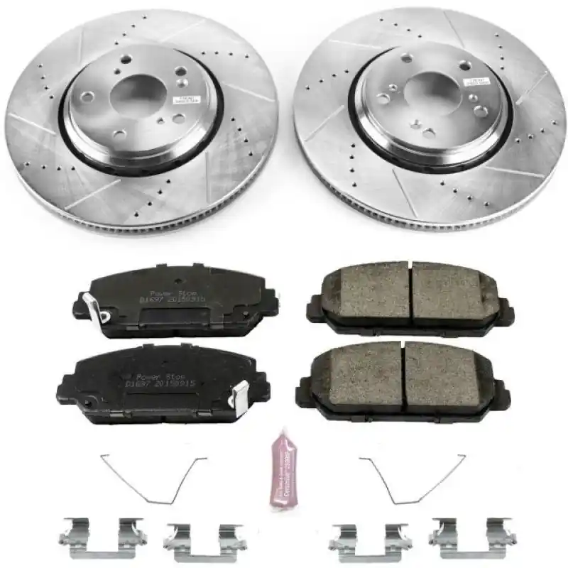 Power Stop 17-20 Honda Civic Front Z23 Evolution Sport Brake Kit (PSBK7347)