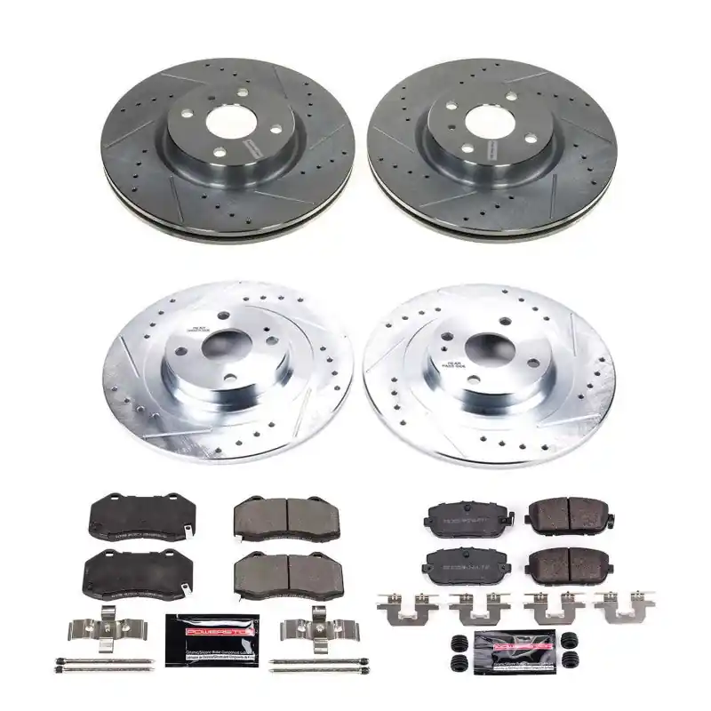 Power Stop 16-22 Mazda MX-5 Miata Front & Rear Z23 Evolution Brake Kit (PSBK7361)