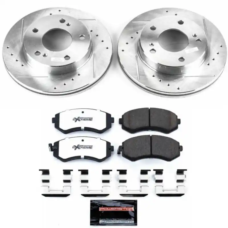 Power Stop 94-96 Nissan 240SX Front Z26 Street Warrior Brake Kit (PSBK754-26)