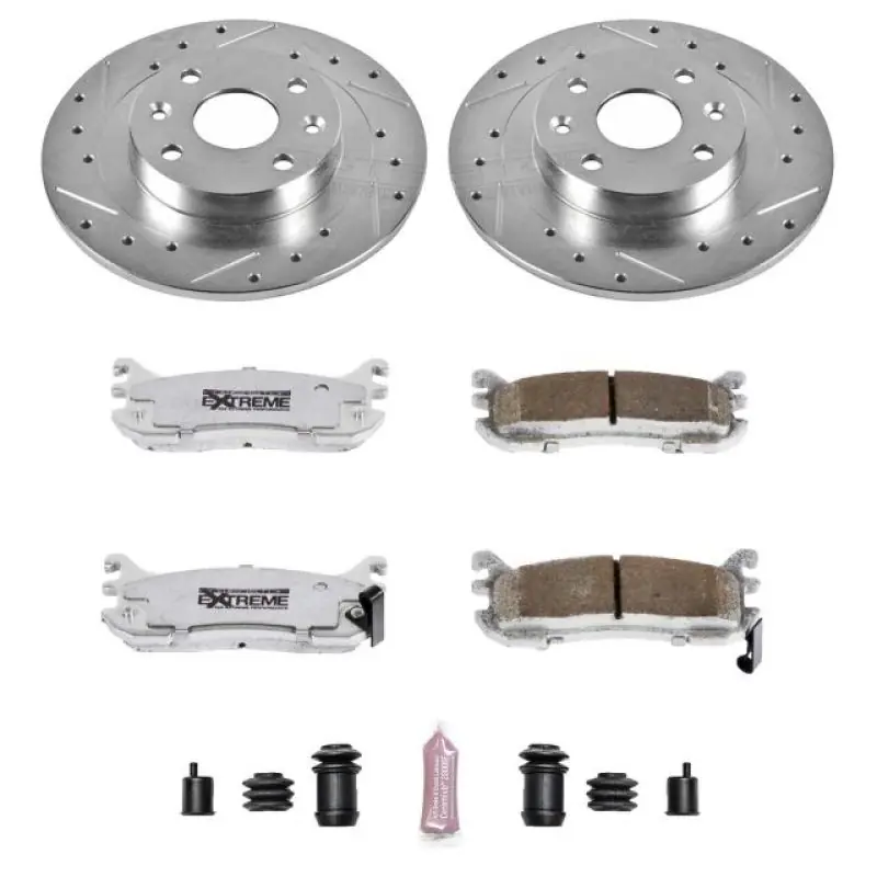Power Stop 97-03 Ford Escort Rear Z26 Street Warrior Brake Kit (PSBK772-26)