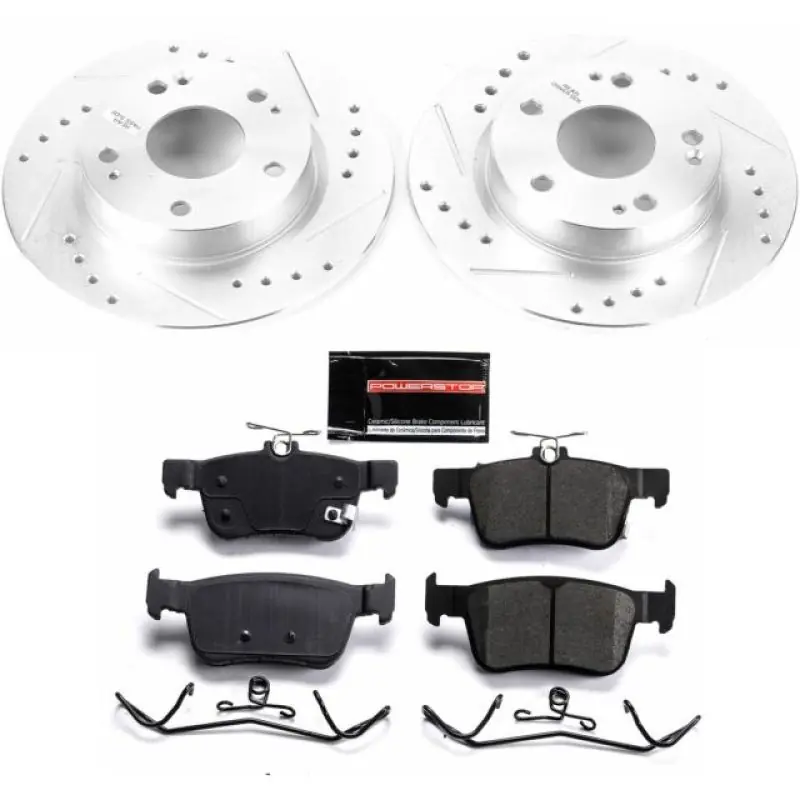 Power Stop 16-19 Honda Civic Rear Z23 Evolution Sport Brake Kit (PSBK7725)