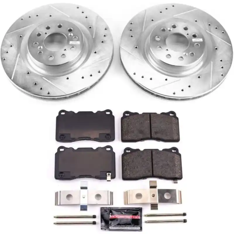 Power Stop 17-19 Honda Civic Front Z23 Evolution Sport Brake Kit (PSBK7869)