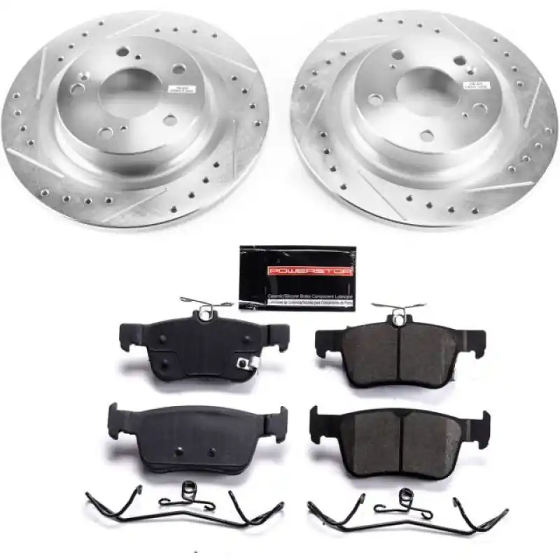 Power Stop 17-19 Honda Civic Rear Z23 Evolution Sport Brake Kit (PSBK7871)