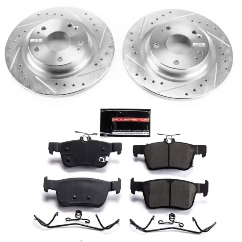 Power Stop 17-19 Honda Civic Rear Z23 Evolution Sport Brake Kit (PSBK7934)