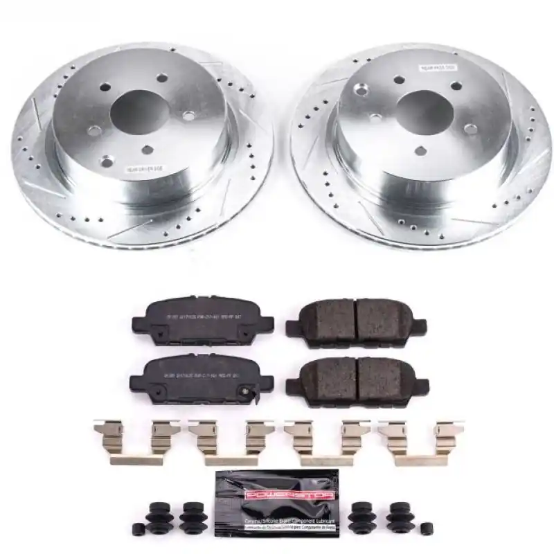 Power Stop 18-19 Infiniti Q50 Rear Z23 Evolution Sport Brake Kit (PSBK8021)