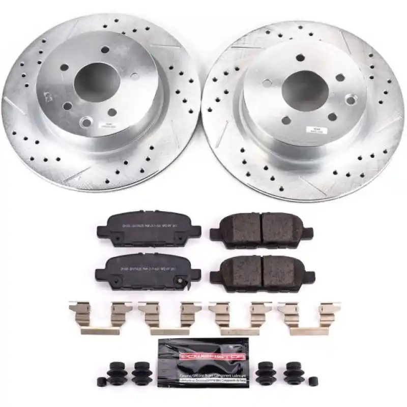 Power Stop 18-19 Nissan 370Z Rear Z23 Evolution Sport Brake Kit (PSBK8062)