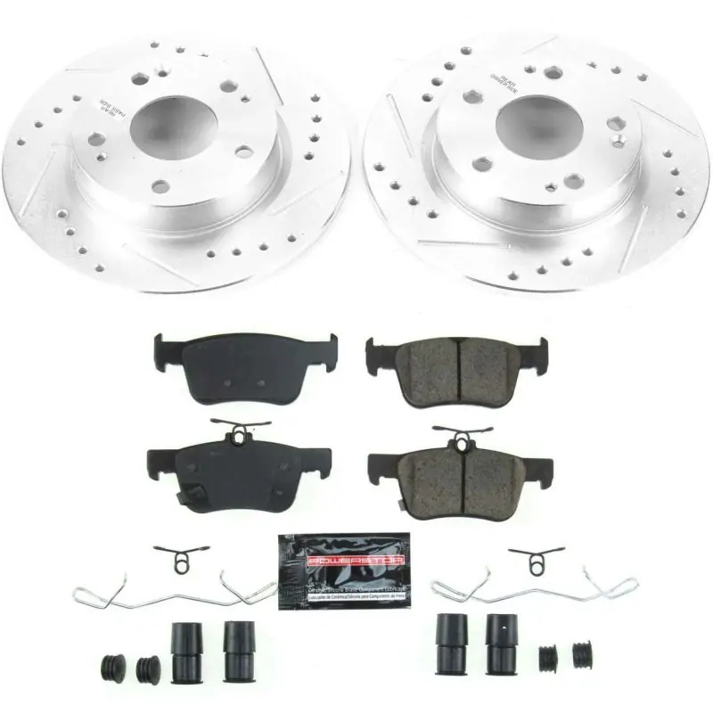 Power Stop 2019 Honda Insight Rear Z23 Evolution Sport Brake Kit (PSBK8330)