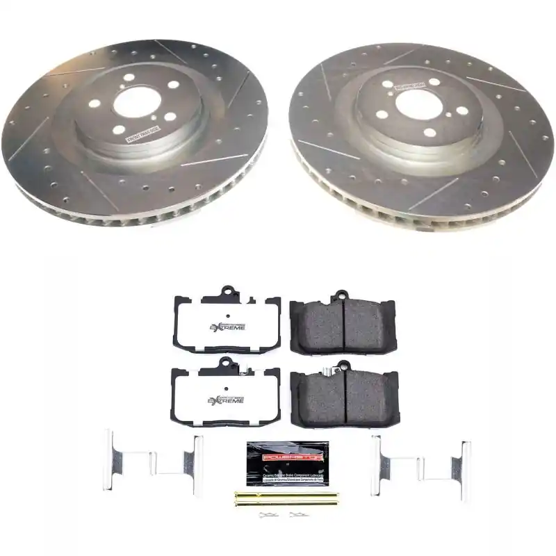 Power Stop 13-19 Lexus GS350 Front Z26 Street Warrior Brake Kit (PSBK8418-26)
