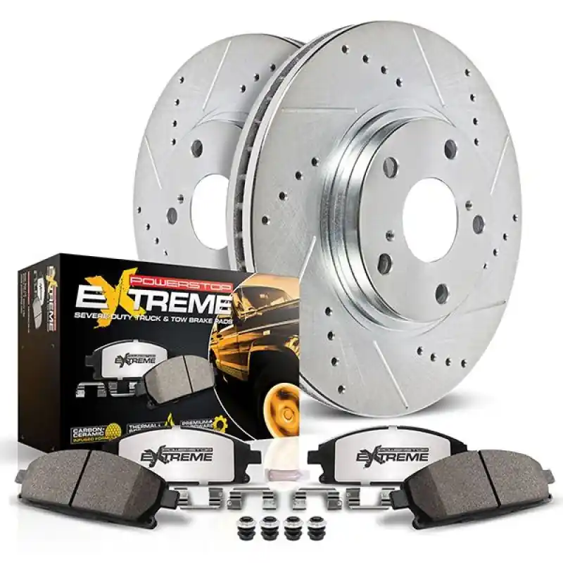 Power Stop 20-22 Ford Explorer Rear Z36 Truck & Tow Brake Kit (PSBK8681-36)