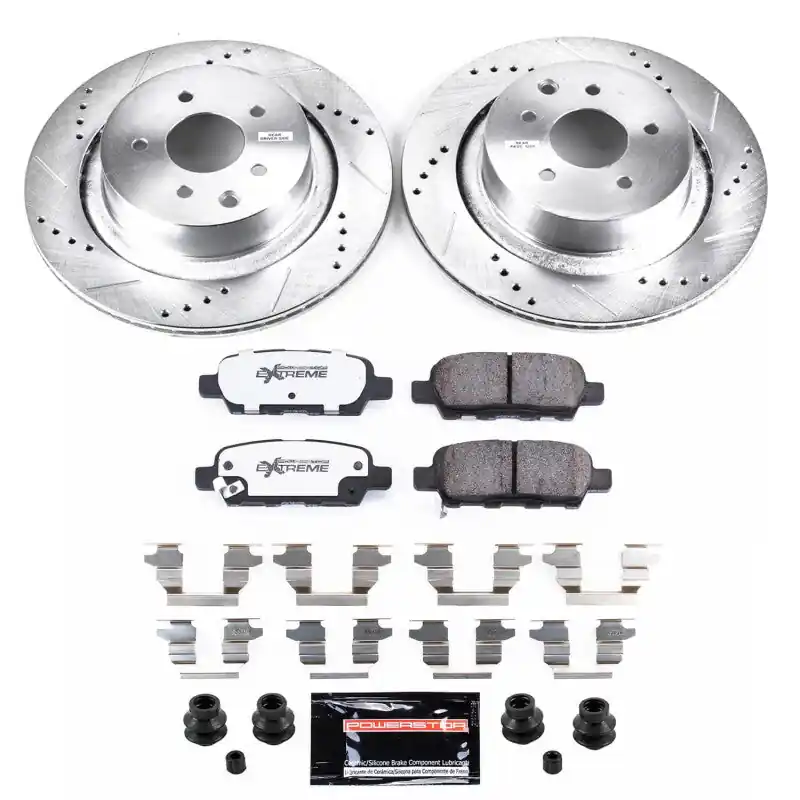 Power Stop 14-15 Infiniti Q60 Rear Z26 Street Brake Kit (PSBK9062-26)