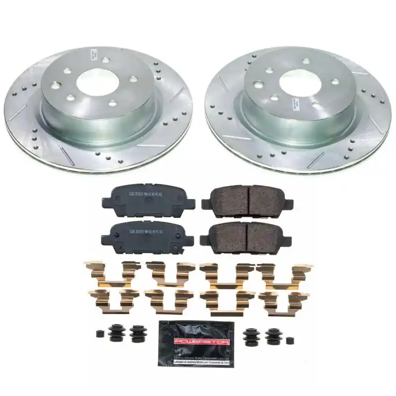 Power Stop 08-09 Infiniti EX35 Rear Z23 Evolution Brake Kit (PSBK9064)