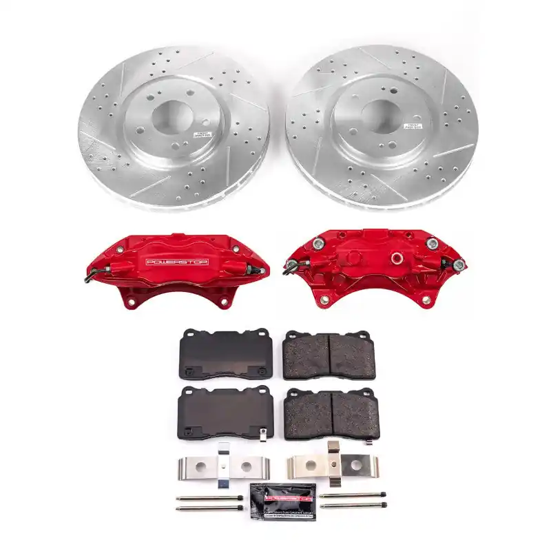 Power Stop 03-06 Mitsubishi Lancer Front Z23 Evolution Kit w/Calipers (PSBKC107)
