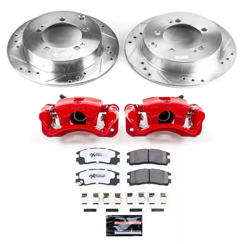 Power Stop 95-05 Chrysler Sebring Rear Z26 Street Warrior Brake Kit w/Calipers (PSBKC1203-26)