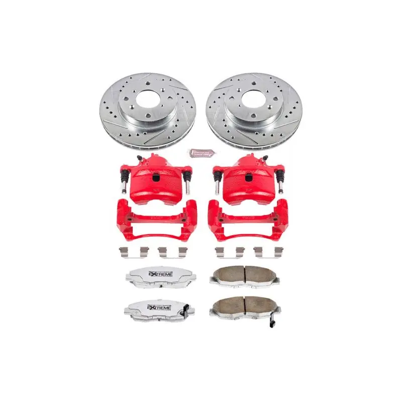 Power Stop 98-02 Honda Accord Front Z26 Street Warrior Brake Kit w/Calipers (PSBKC1239A-26)