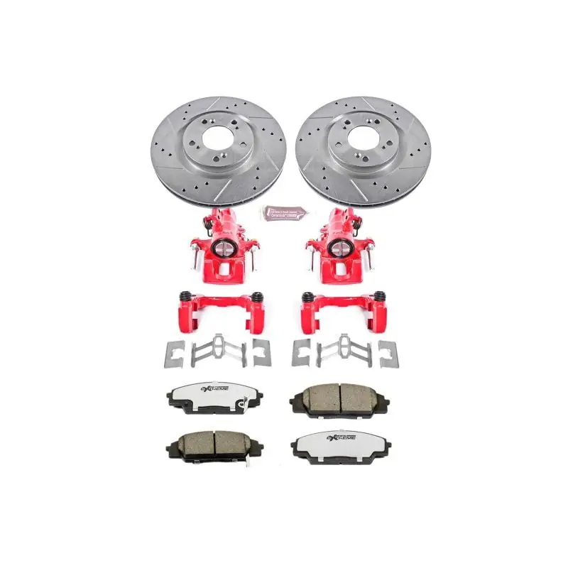 Power Stop 00-09 Honda S2000 Front Z26 Street Warrior Brake Kit w/Calipers (PSBKC2276-26)