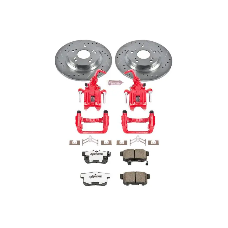 Power Stop 00-09 Honda S2000 Rear Z26 Street Warrior Brake Kit w/Calipers (PSBKC2310-26)