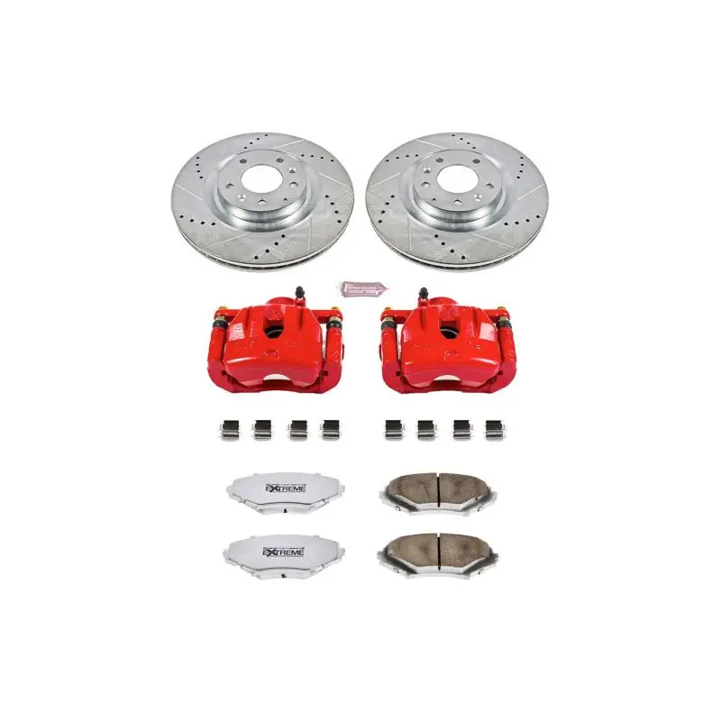 Power Stop 04-11 Mazda RX-8 Front Z26 Street Warrior Brake Kit w/Calipers (PSBKC3026-26)