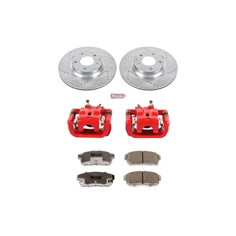 Power Stop 04-11 Mazda RX-8 Rear Z26 Street Warrior Brake Kit w/Calipers (PSBKC3146-26)