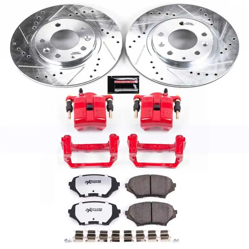 Power Stop 06-15 Mazda MX-5 Miata Front Z26 Street Warrior Brake Kit w/Calipers (PSBKC4659-26)