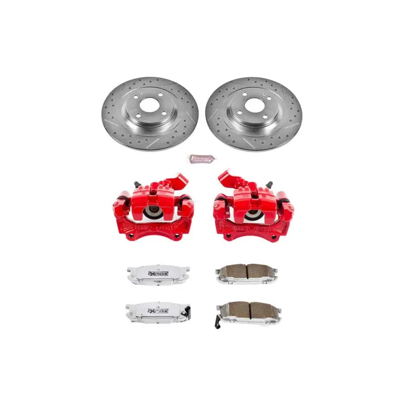 Power Stop 01-05 Mazda Miata Rear Z26 Street Warrior Brake Kit w/Calipers (PSBKC5267-26)