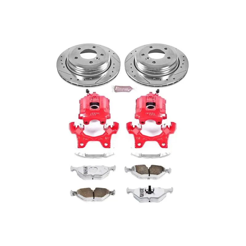 Power Stop 95-99 BMW M3 Rear Z26 Street Warrior Brake Kit w/Calipers (PSBKC581-26)