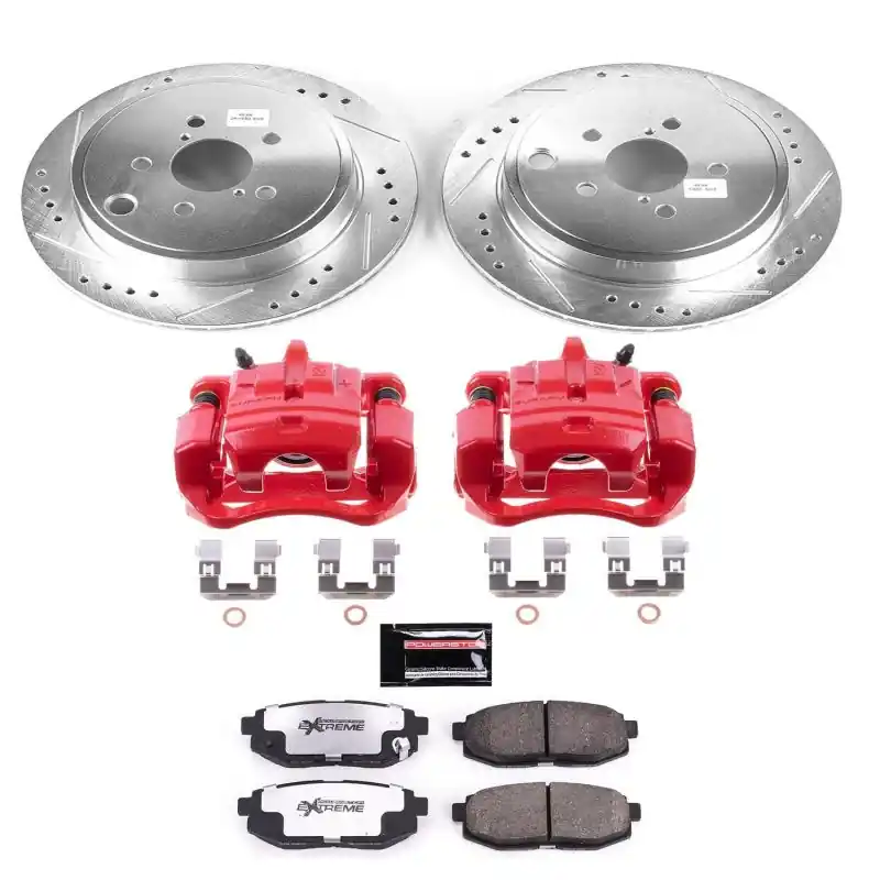 Power Stop 13-16 Scion FR-S Rear Z26 Street Warrior Brake Kit w/Calipers (PSBKC5883-26)