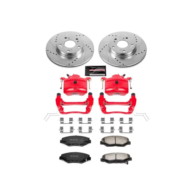 Power Stop 2013 Acura ILX Front Z36 Truck & Tow Brake Kit w/Calipers (PSBKC6490-36)