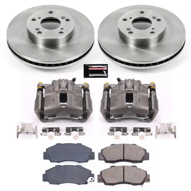 Power Stop 98-02 Honda Accord Front Autospecialty Brake Kit w/Calipers (PSBKCOE1041)