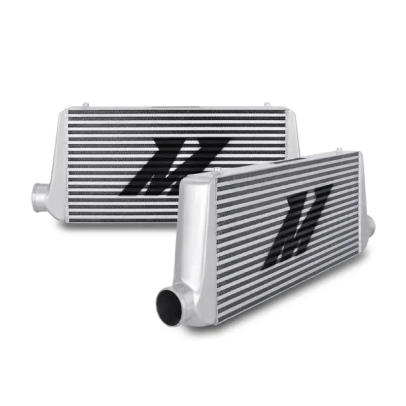 Mishimoto Universal Silver R Line Intercooler Overall Size: 31x12x4 Core Size: 24x12x4 Inlet / Outle (MISMMINT-UR)