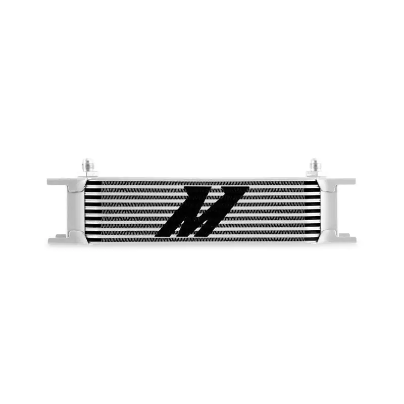 Mishimoto Universal -6AN 10 Row Oil Cooler - Silver (MISMMOC-10-6SL)