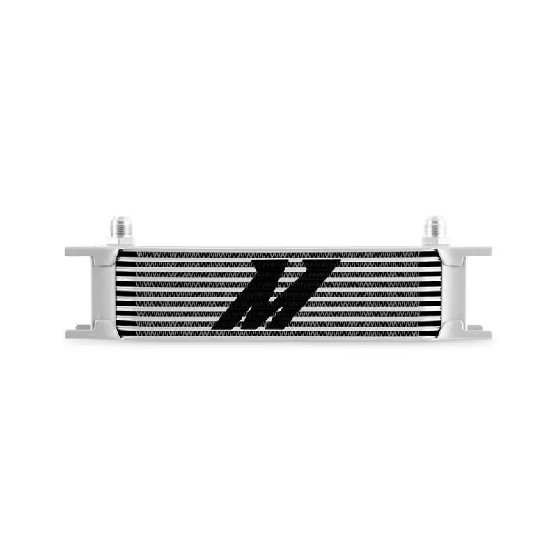 Mishimoto Universal -8AN 10 Row Oil Cooler - Silver (MISMMOC-10-8SL)