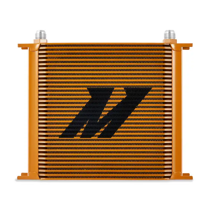 Mishimoto Universal 34 Row Oil Cooler - Gold (MISMMOC-34GD)