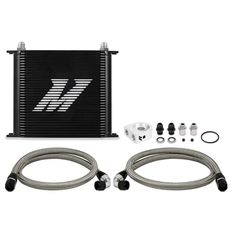 Mishimoto Universal Oil Cooler Kit 34-Row Black (MISMMOC-U34BK)