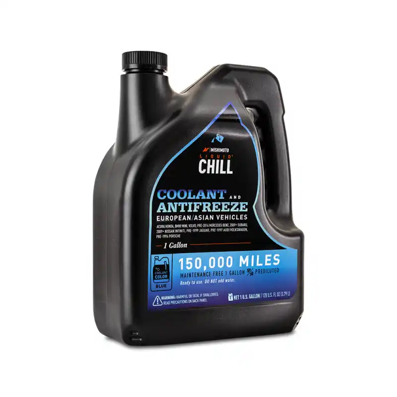 Mishimoto Liquid Chill EG Coolant, European/Asian Vehicles, Blue (MISMMRA-LC-EG-BL)