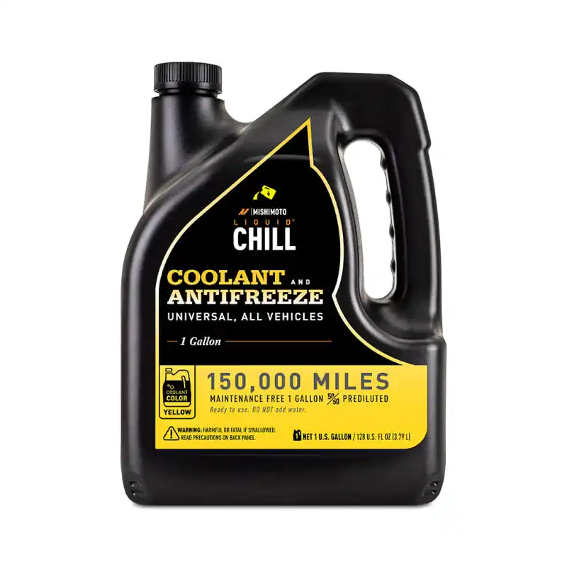 Mishimoto Liquid Chill EG Coolant, Universal, Yellow (MISMMRA-LC-EG-YW)